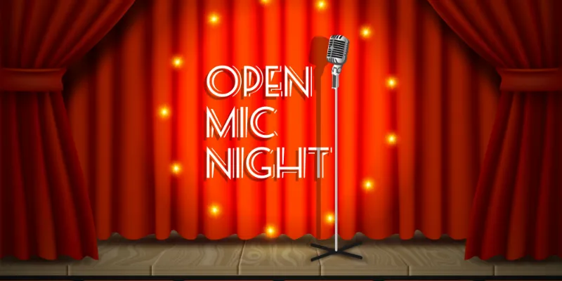 An Open Mic Night gives you a few minutes to prove your skill