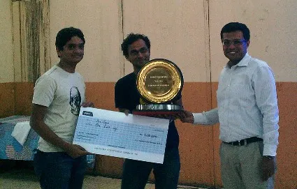 Business Relevant Hack Winners -More Spam By Dileep, Kartik with Sachin Bansal at Flipkart Hack Day - Hackathon