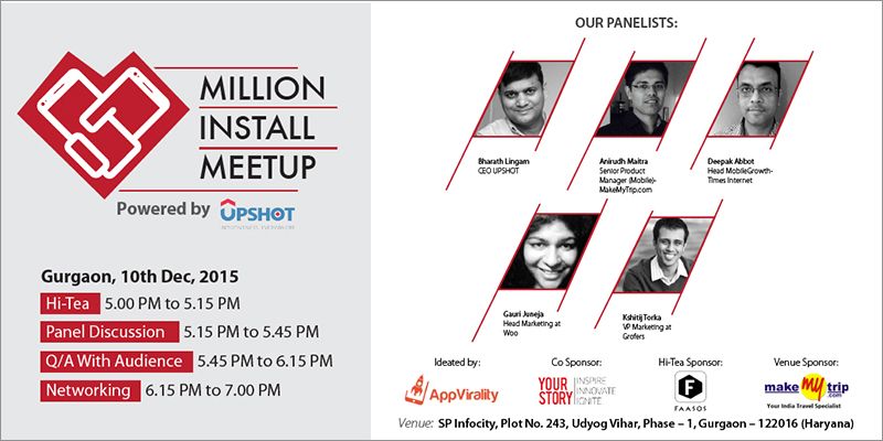 YourStory & AppVirality to host Million Install meetup for growth hacking mobile apps
