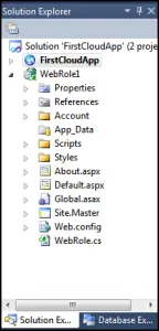 VWD Solution Explorer