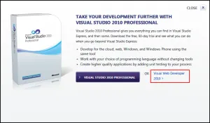 Visual Web Developer Link