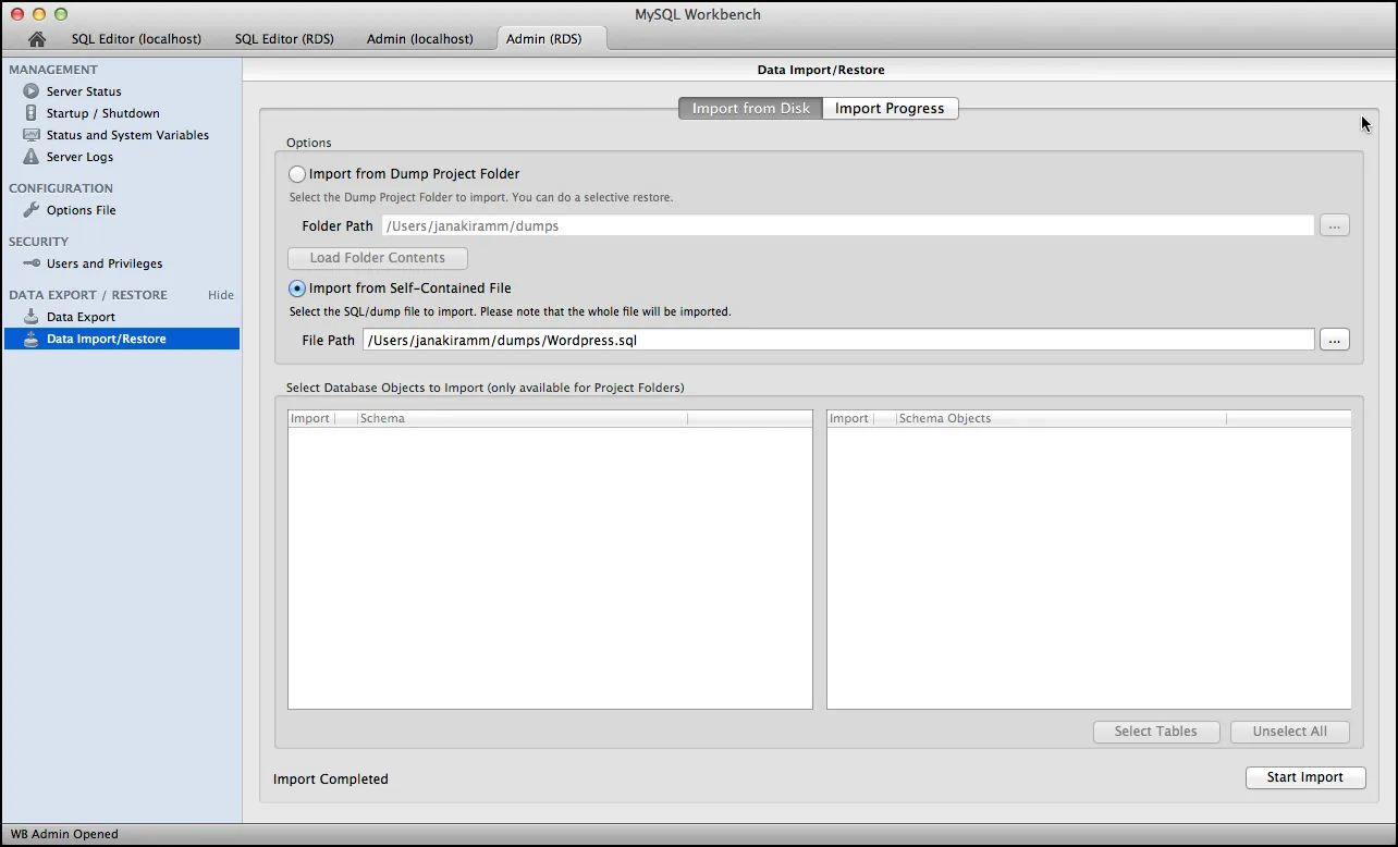 MySQL Workbench