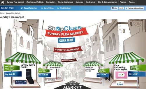 Gurgaon Based ShopClues Launches An Online Sunday Flea Market!