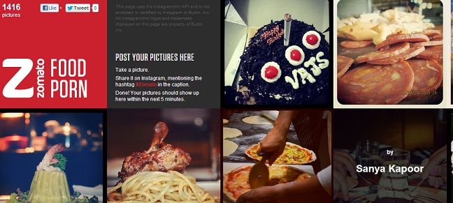 Zomato Continues Its Aggressive Expansion; Also Launches a Food Porn Site!