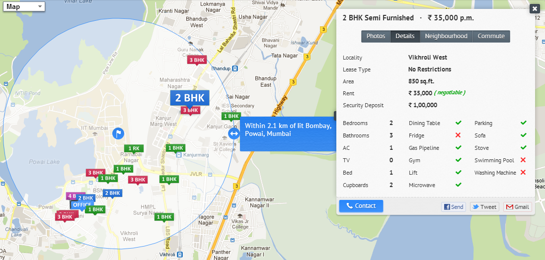 Searching for accommodation in Mumbai? Try Housing.co.in