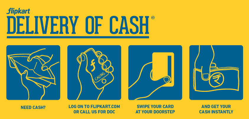Delivery of Cash by Flipkart (No. Seriously.)