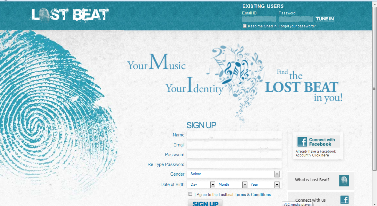 Lost Beat – An Online Network for Music Lovers