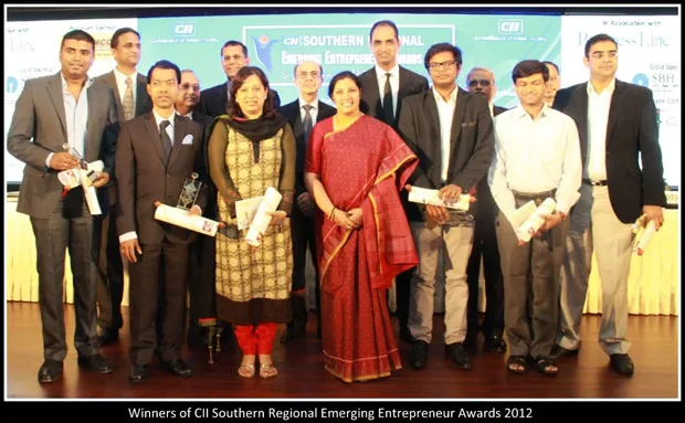 All CII award winners with Dr. D Purandeswari