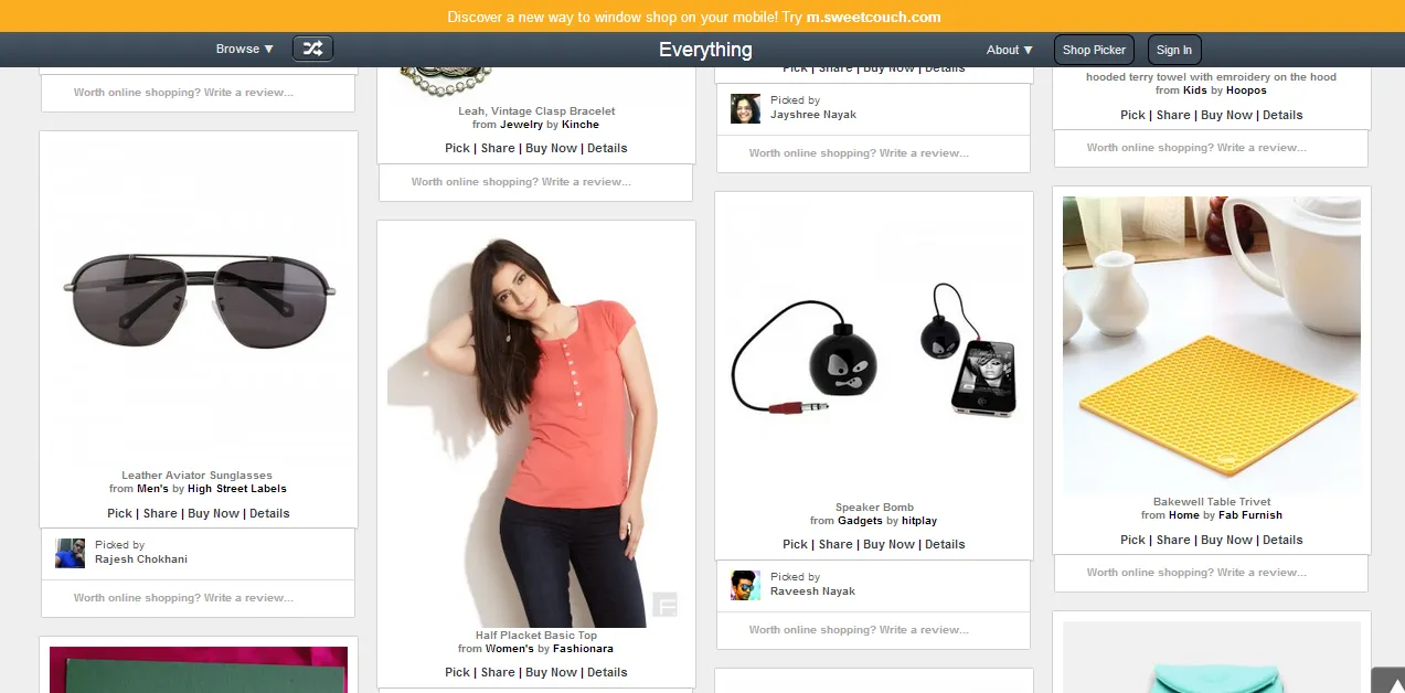 Sweetcouch screenshot