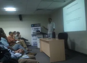 Anand Lunia at the Pune Workshop