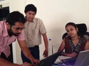 Work at the Freecharge office