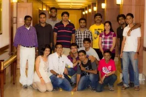 Freshdesk team with their families