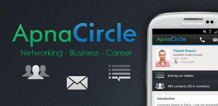 A well made app, but... - the ApnaCircle Smartphone App