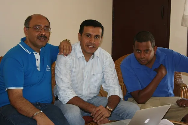 (L to R) Anilesh Seth, Darshan Chinnappa, Narayan Krishnaswamy