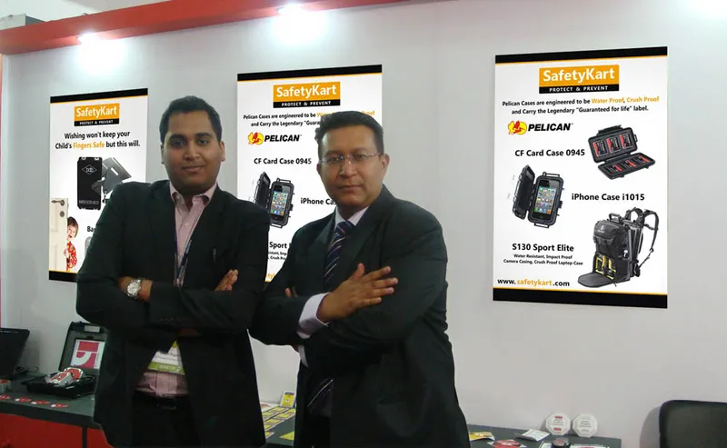 Vikas and Sourav at SafetyKart--Expo