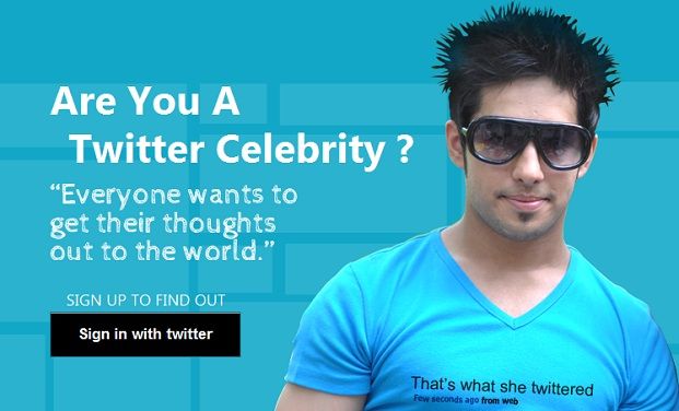 Want to become a Twitter celebrity? Try out TwitterCelebs @bluegape
