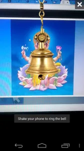 The Ganesha Bell template on a phone