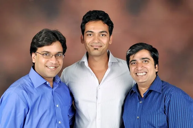 (L to R) Vineet Kumar, Abhishek Anand, Manas Agarwal