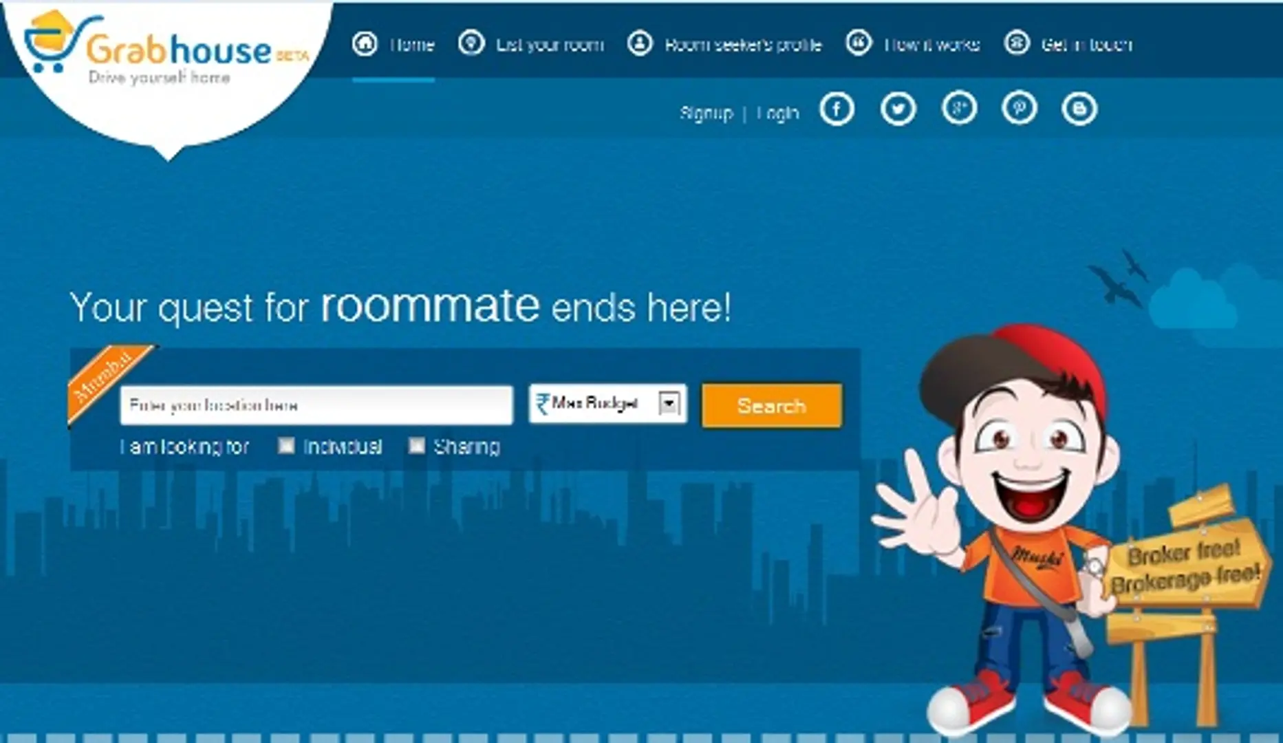 GrabHouse.com, a brokerage free solution for securing a house