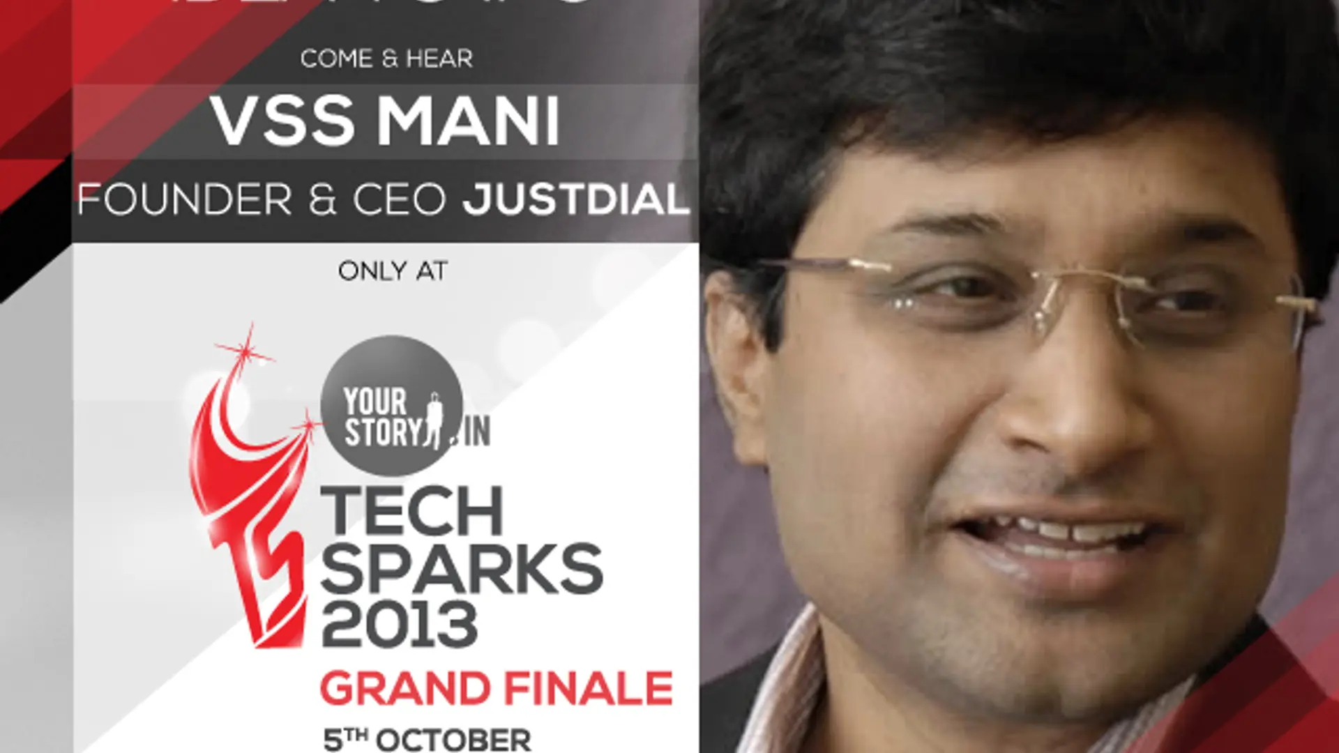 Idea to IPO - Hear the real story of Justdial from VSS Mani at TechSparks Grand Finale