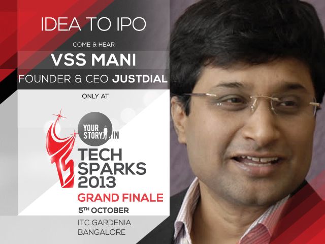 Idea to IPO - Hear the real story of Justdial from VSS Mani at TechSparks Grand Finale
