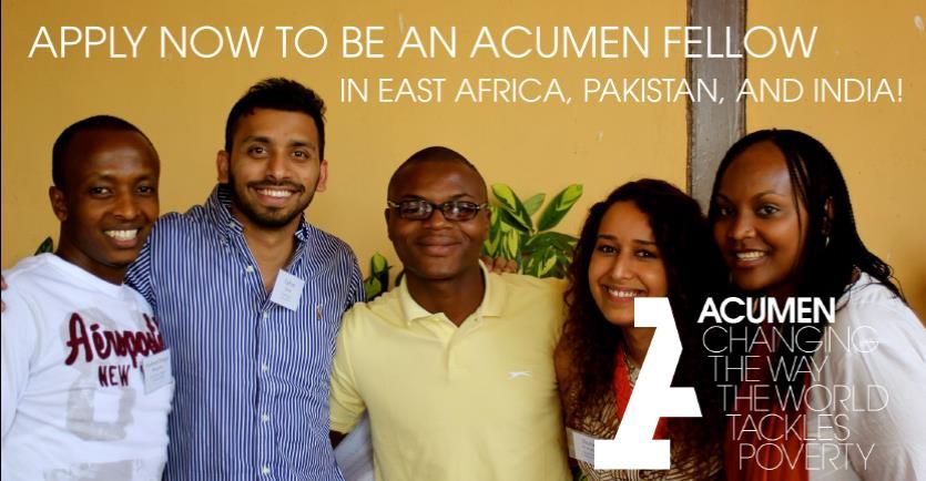 Acumen's India Fellows Program - inviting applications for its inaugural class