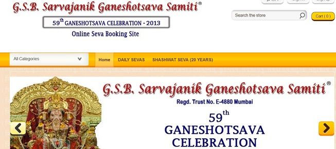 GSB Seva Ganesh Mandal starts its own online Seva Booking service