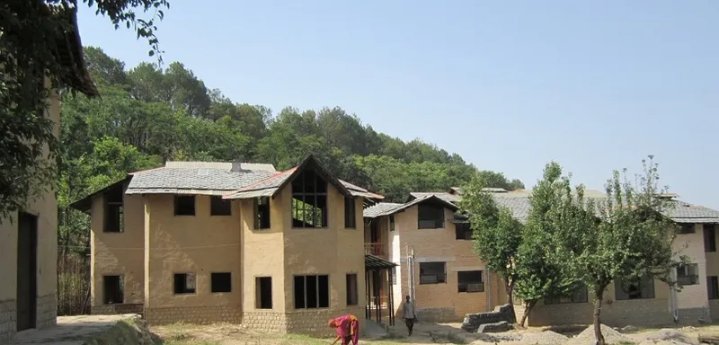 An old people's house in Bagli near Dharamsala designed by Didi Contractor
