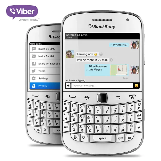 Viber update on Blackberry