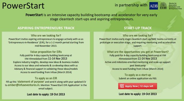 ADB, Infuse Ventures and CIIE Launch ‘PowerStart’ to nurture cleantech startups in India