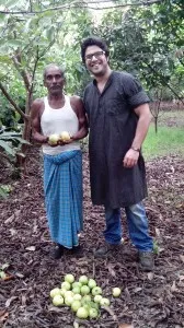 Suvankar with farmer _ Bihar