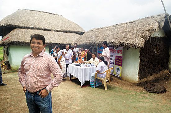 Sujay Santra's mission to provide an innovative healthcare service system to rural areas