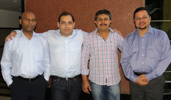 Heckyl cofounders: (L-R) : Mukund Mudras, Som Sagar, Jaison Mathews, Abhijit Vedak, 