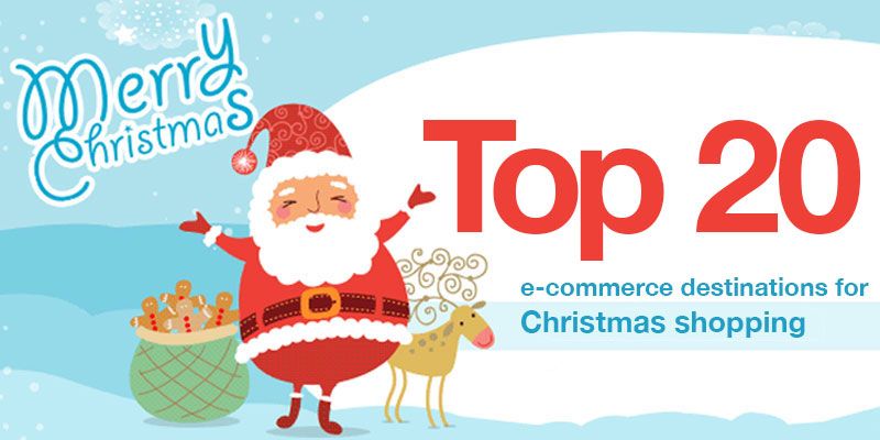 Top 20 e-commerce destinations for Christmas shopping