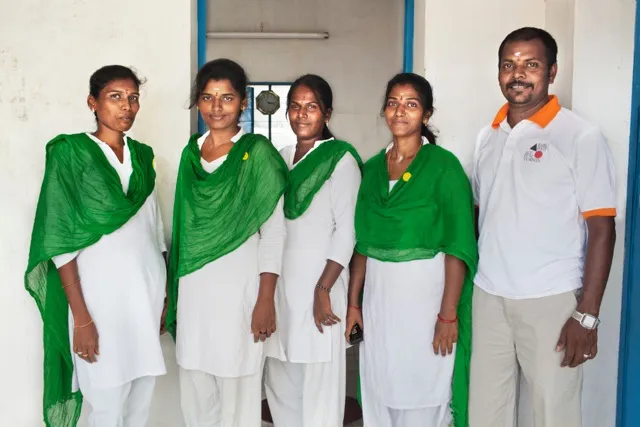 B.A. acupuncturists team in Tamil Nadu