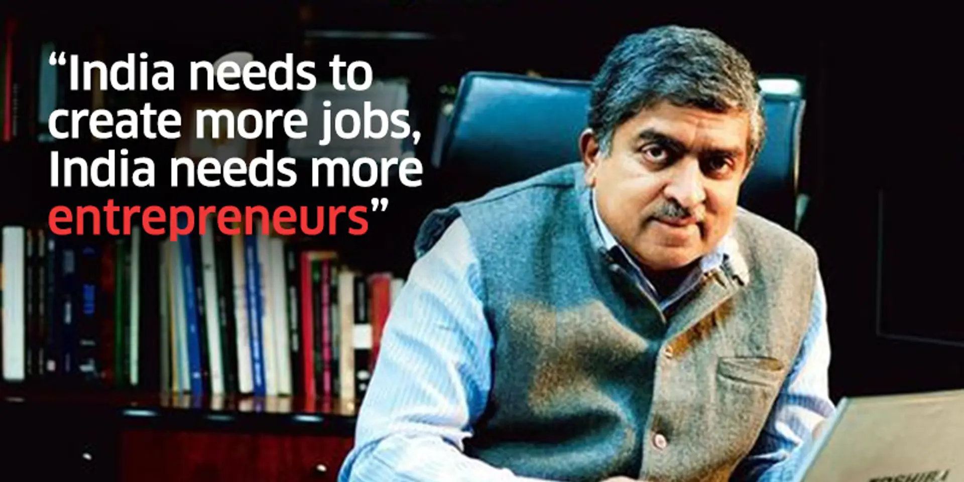 India needs more entrepreneurs: Nandan Nilekani at the Times Literary Carnival