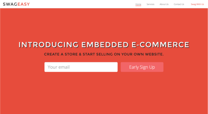 SwagEasy lets you create a store and start selling on your own website
