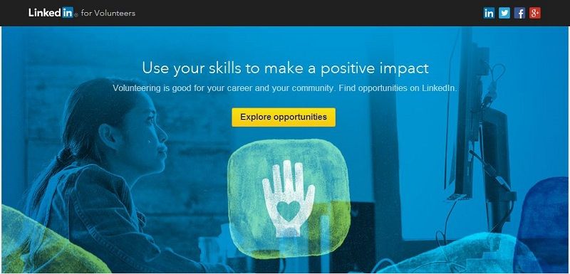 Make a career head start with LinkedIn for Volunteers portal