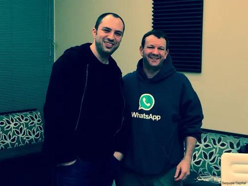Jan Koum(L) and Brian Acton(R)