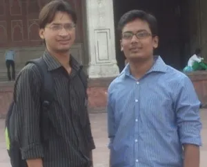 Abhishek Dubey and Ankit Singh, co-founder, Flymyfood
