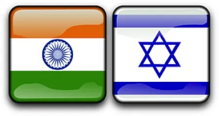 India Israel Flags