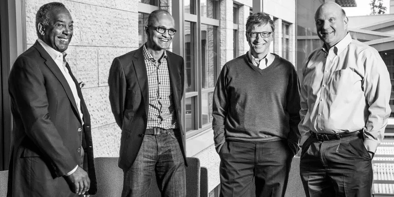 Satya Nadella Bill Gates