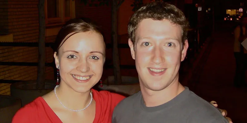 Anna Vital and Mark Zuckerberg