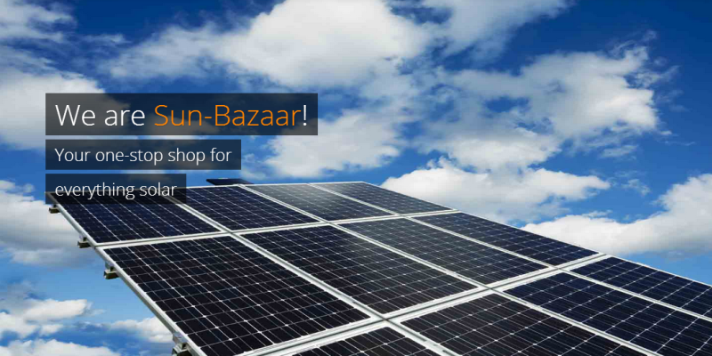 Sun-Bazaar: bringing all things solar to your doorstep