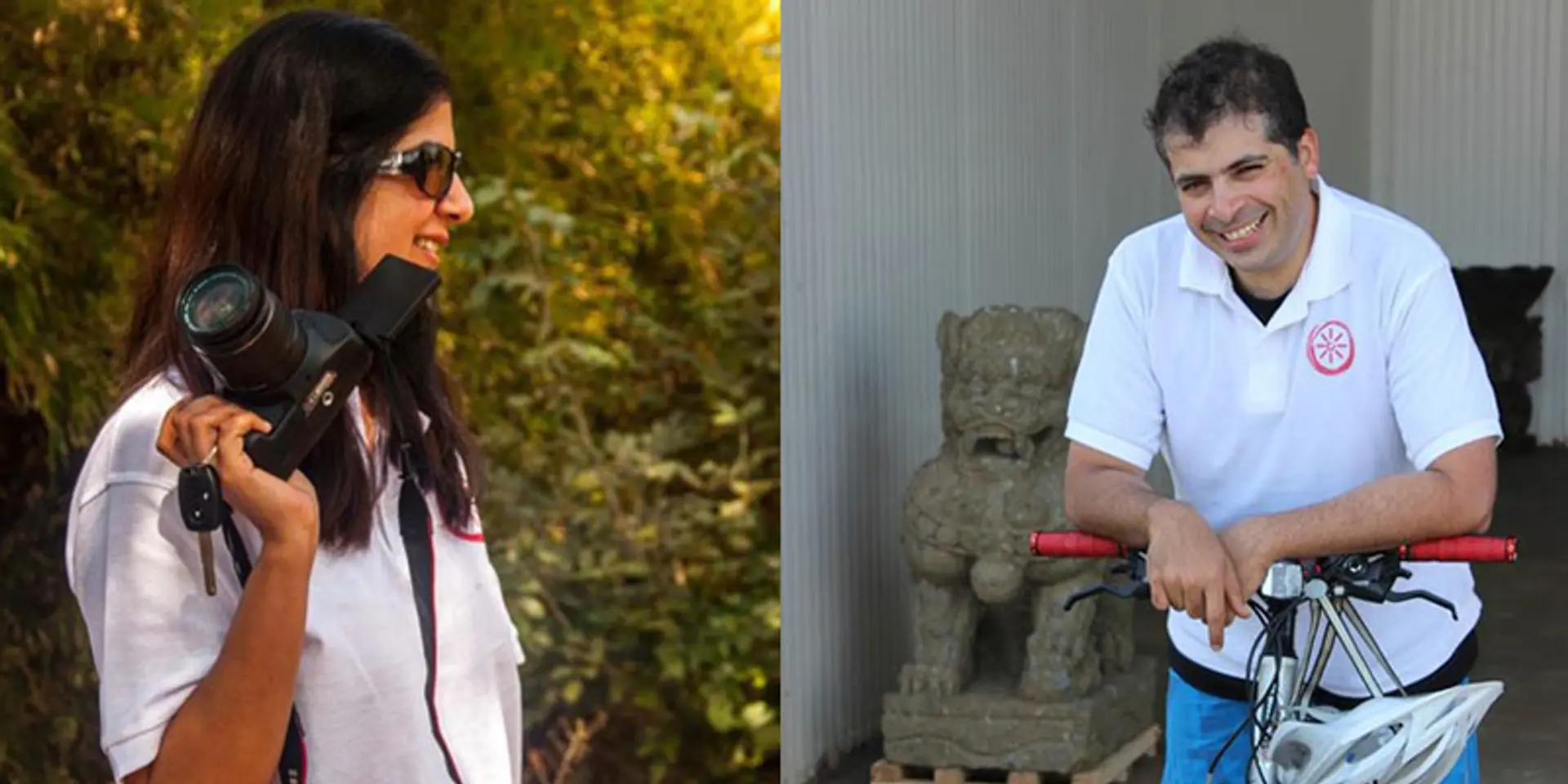 Brother-sister team ride tandem with their dream bicycle project, Red Spokes Cycling