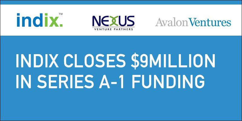 Indix raises $9 million Series-A1 funding led by Nexus Venture Partners and Avalon Ventures