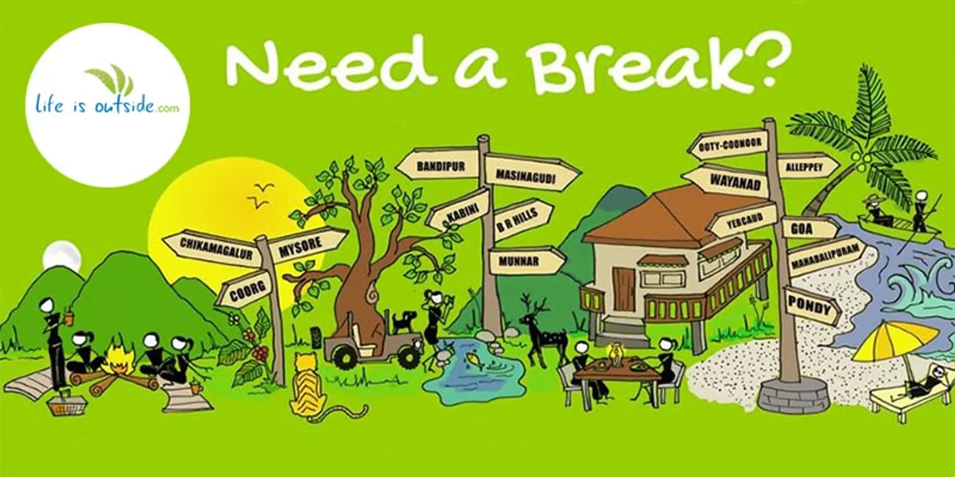 Need to plan that perfect short break? LifeIsOutside is your answer