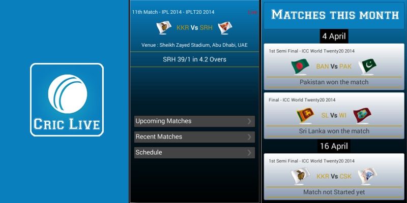 Mobile app CricLive promises ball to ball real time updates during IPL matches