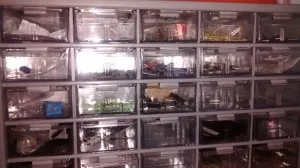 A few components at the lab