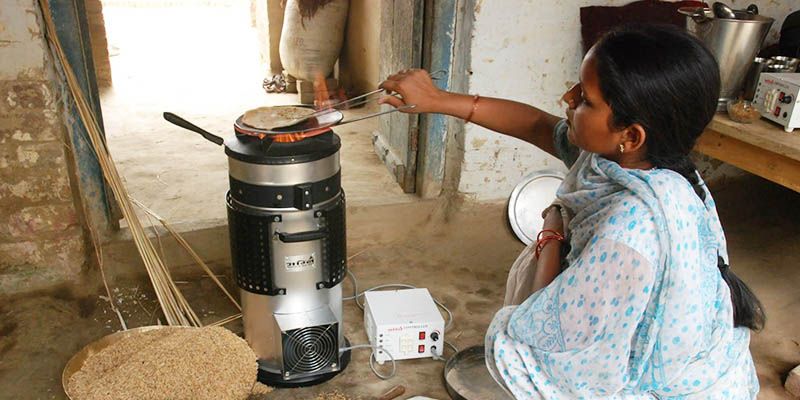 Nav Durga’s rice husk-based clean cookstoves save lives and money